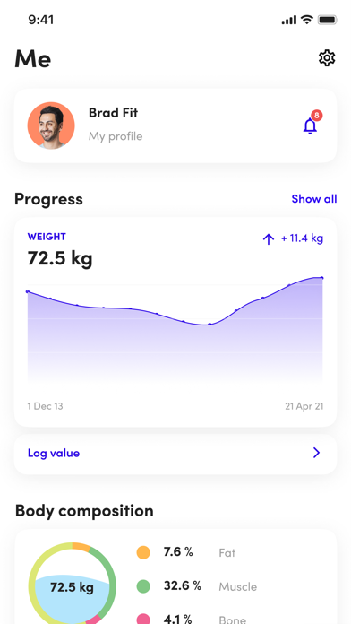 Gym Punt Uit iPhone screenshot