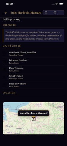 Famous Architects iPhone screenshot