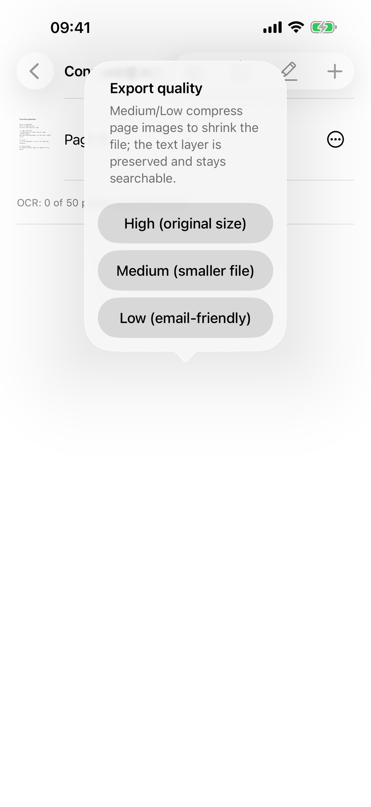 Screenshot 3 of ClearScan One