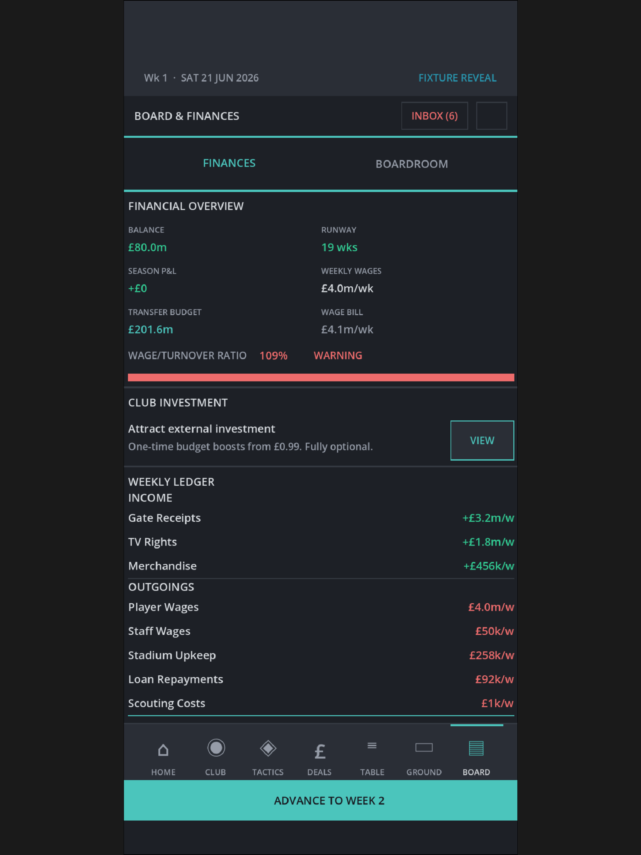 Touchline Football Manager screenshot 14
