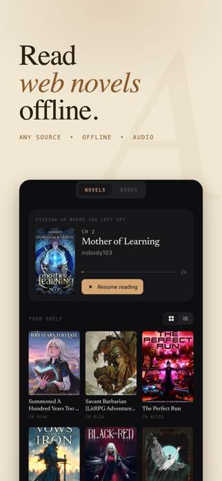 ArcReader: Web Novel Offline Screenshot 1 of 8