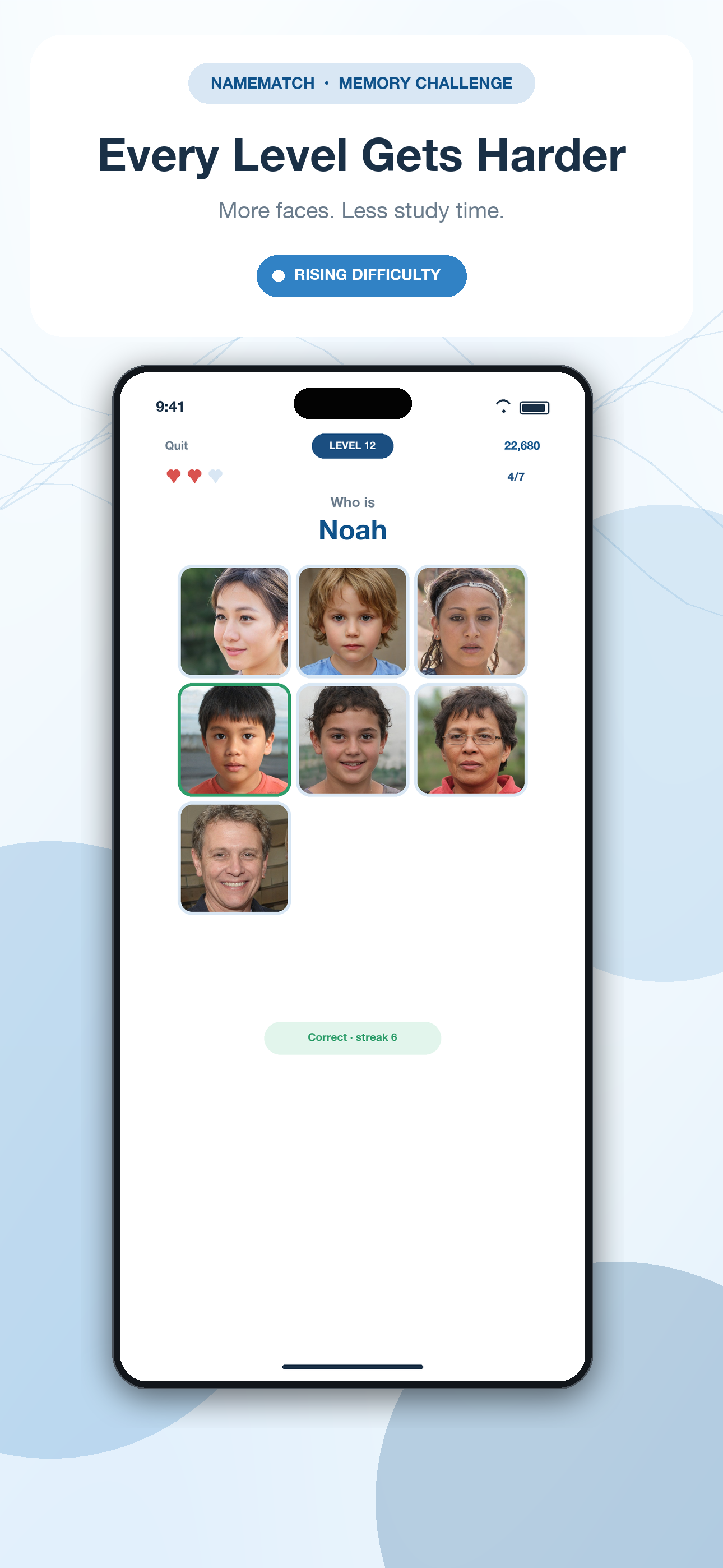 NameMatch: Remember Names screenshot 4