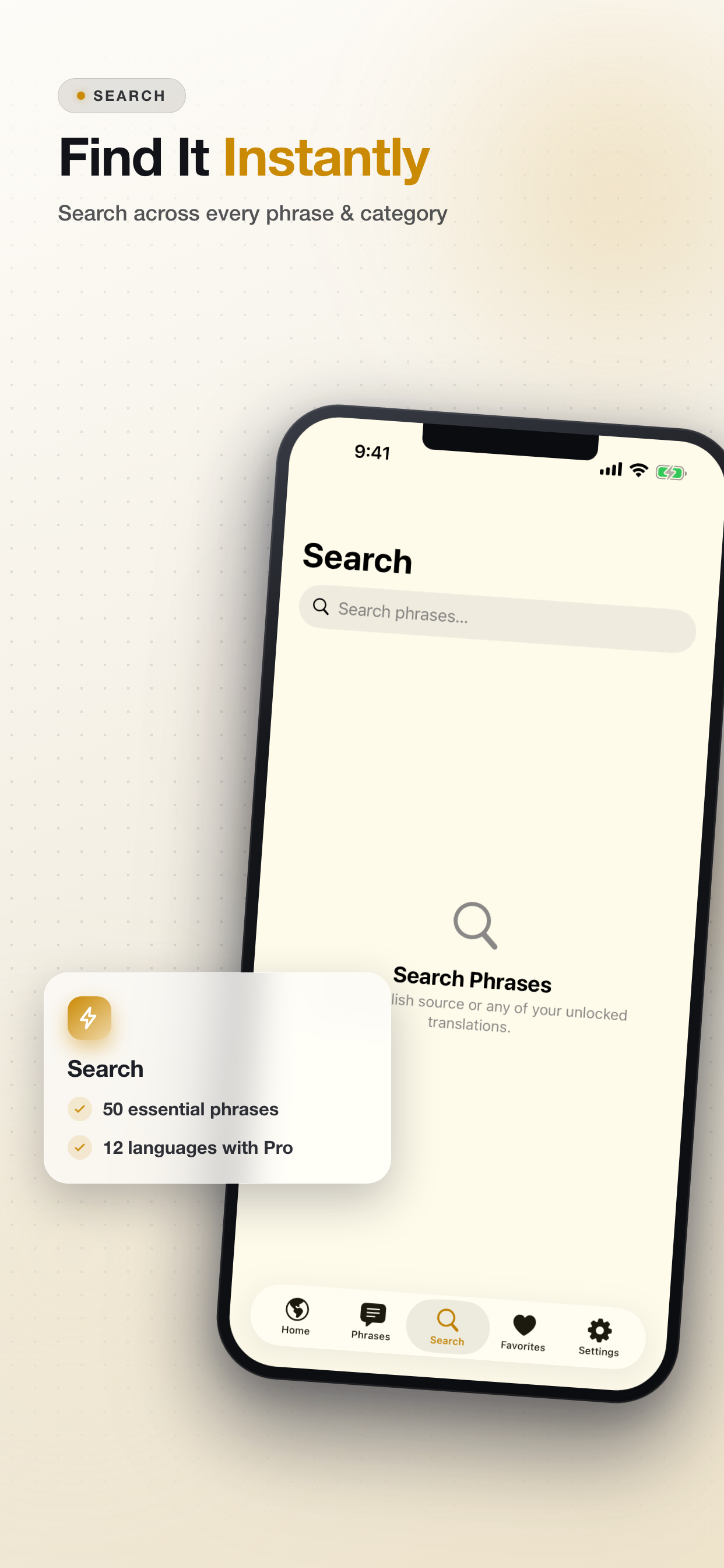 PhrasePocket - Travel Phrases screenshot 3