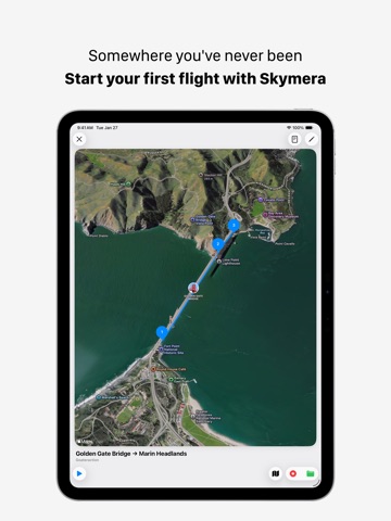 Skymera iPad screenshot