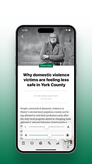 BDN e-edition Screenshot