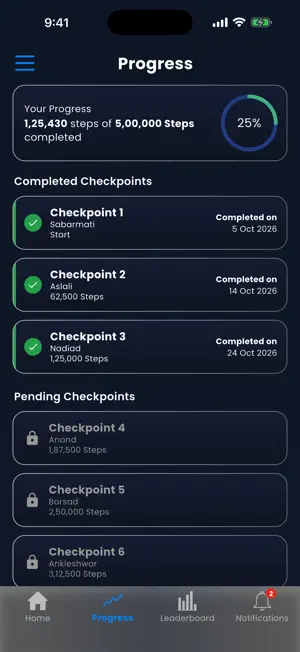 500K Step Challenge 2026 screenshot 3