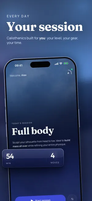 Ekomo - Calisthenics Workouts screenshot 2