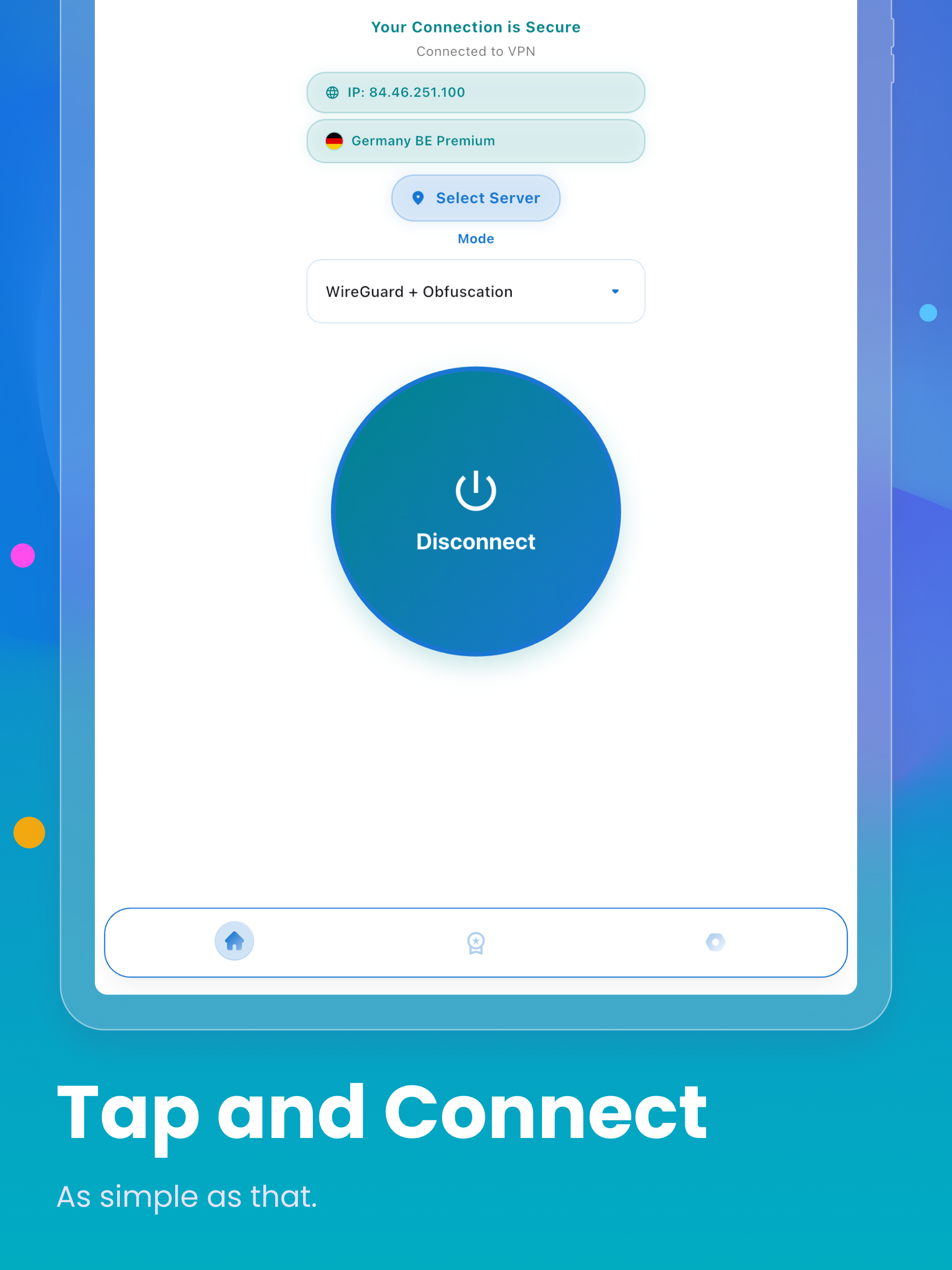 IronGuard VPN – Tap & Go Proxy