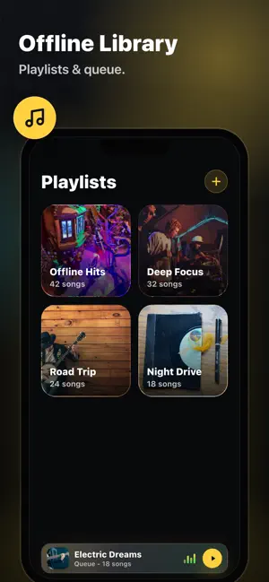 Melvio - Offline Music Player screenshot 3