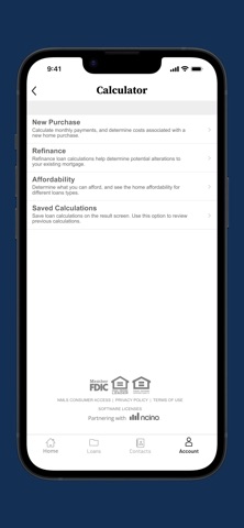 First Nat Mortgage App Screenshot 3 of 6