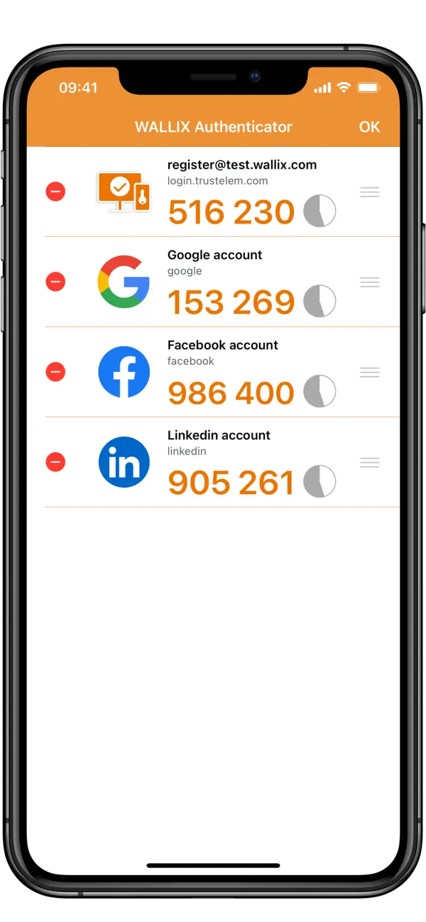 Screenshot #3 pour WALLIX Authenticator