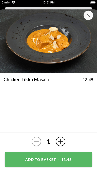 Indigo Indian Restaurant. Screenshot