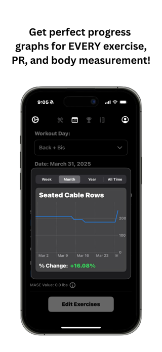 Maxlyft Workout Tracker + Log Screenshot 5 of 6