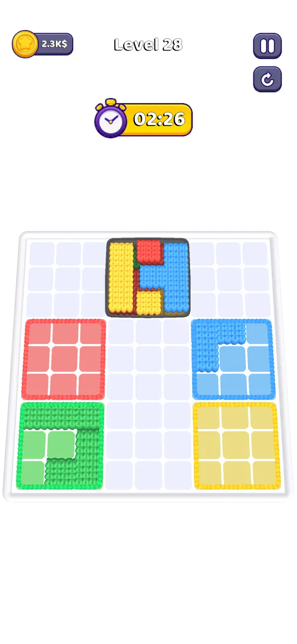 #4. Color Sort Blocks (iOS) By: tiplay studio