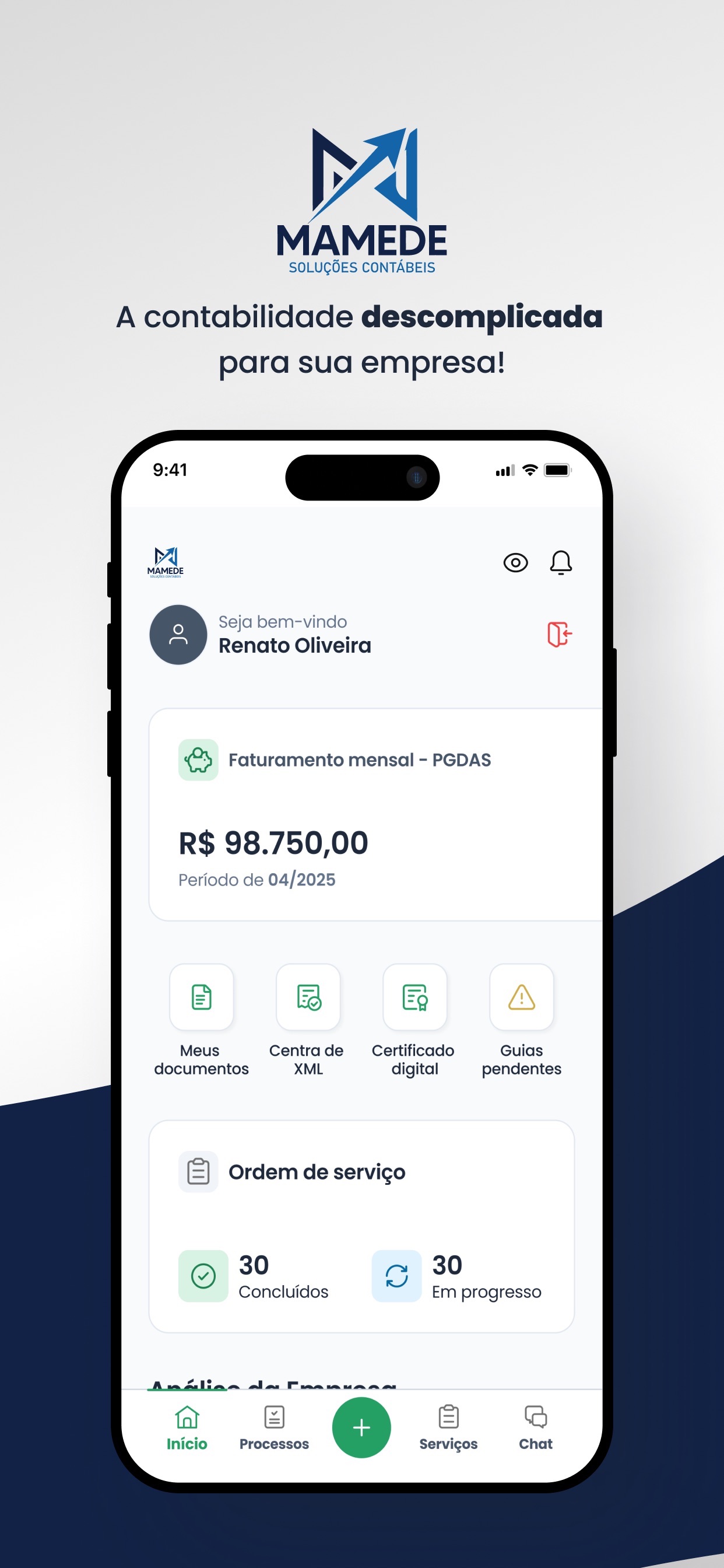 Screenshot 1 of Mamede Contabilidade