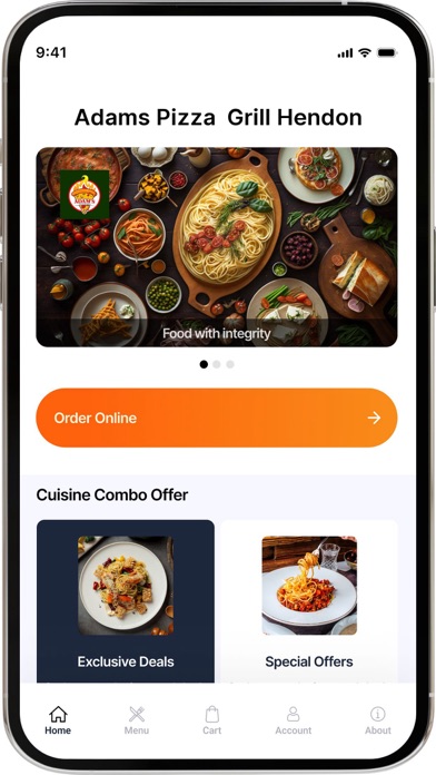 Screenshot 1 of Adam's Pizza & Grill Hendon App