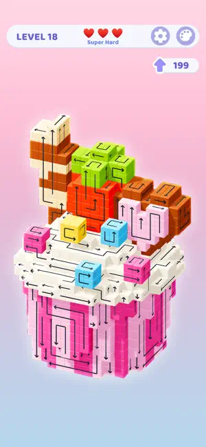Arrow Block 3D - Tap Maze Pro screenshot 3