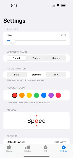 iReadr — Speed Reader screenshot 4