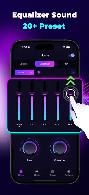 Volume Booster & EQ Amplifier iPhone screenshot 2