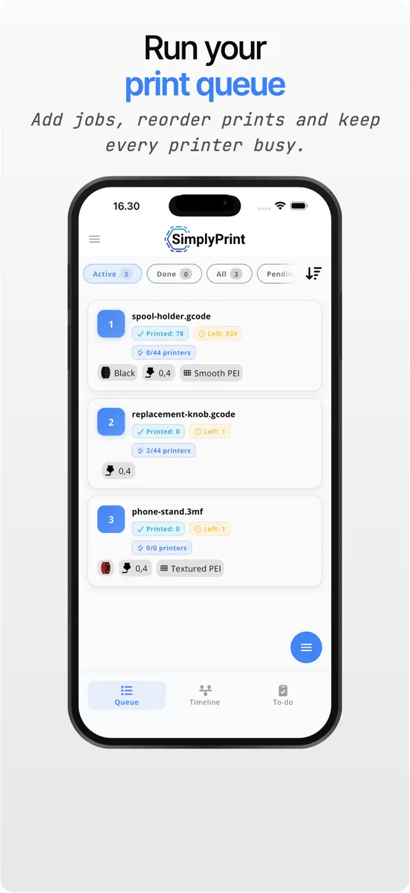 Screenshot #2 pour SimplyPrint - 3D printing