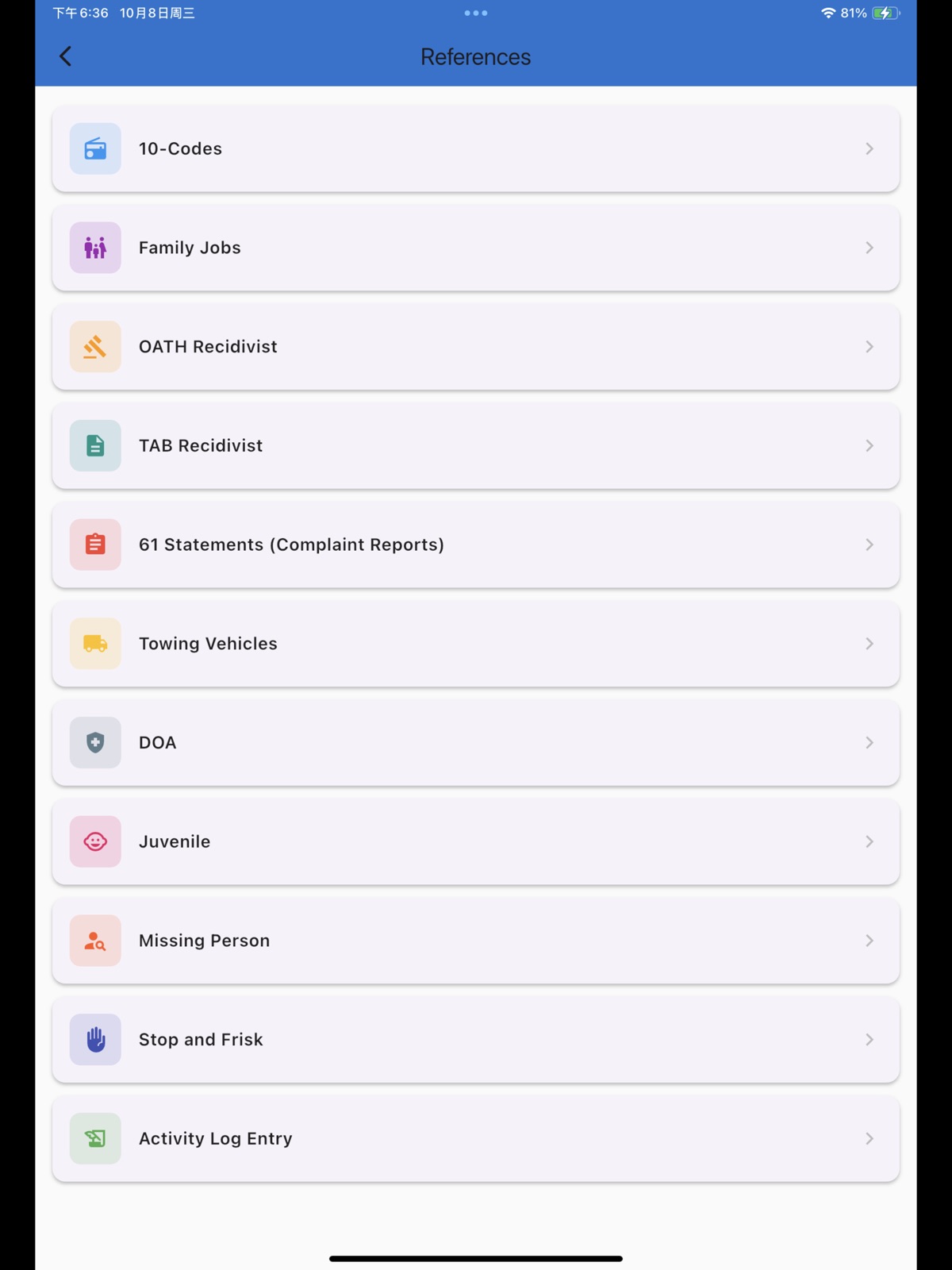 Summonses ipad screenshot 4