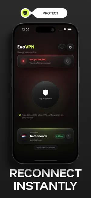 EvoVPN screenshot 3