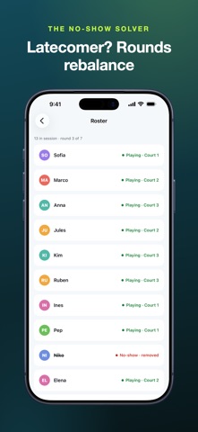 Padero: Padel Score Tracker iPhone screenshot