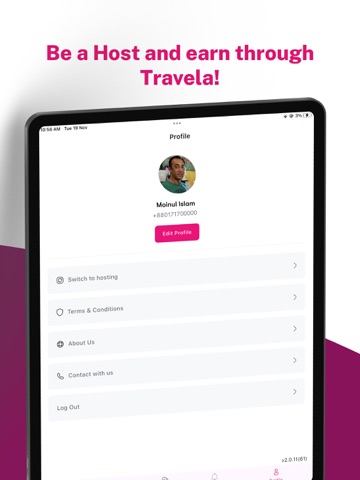 Travela iPad screenshot