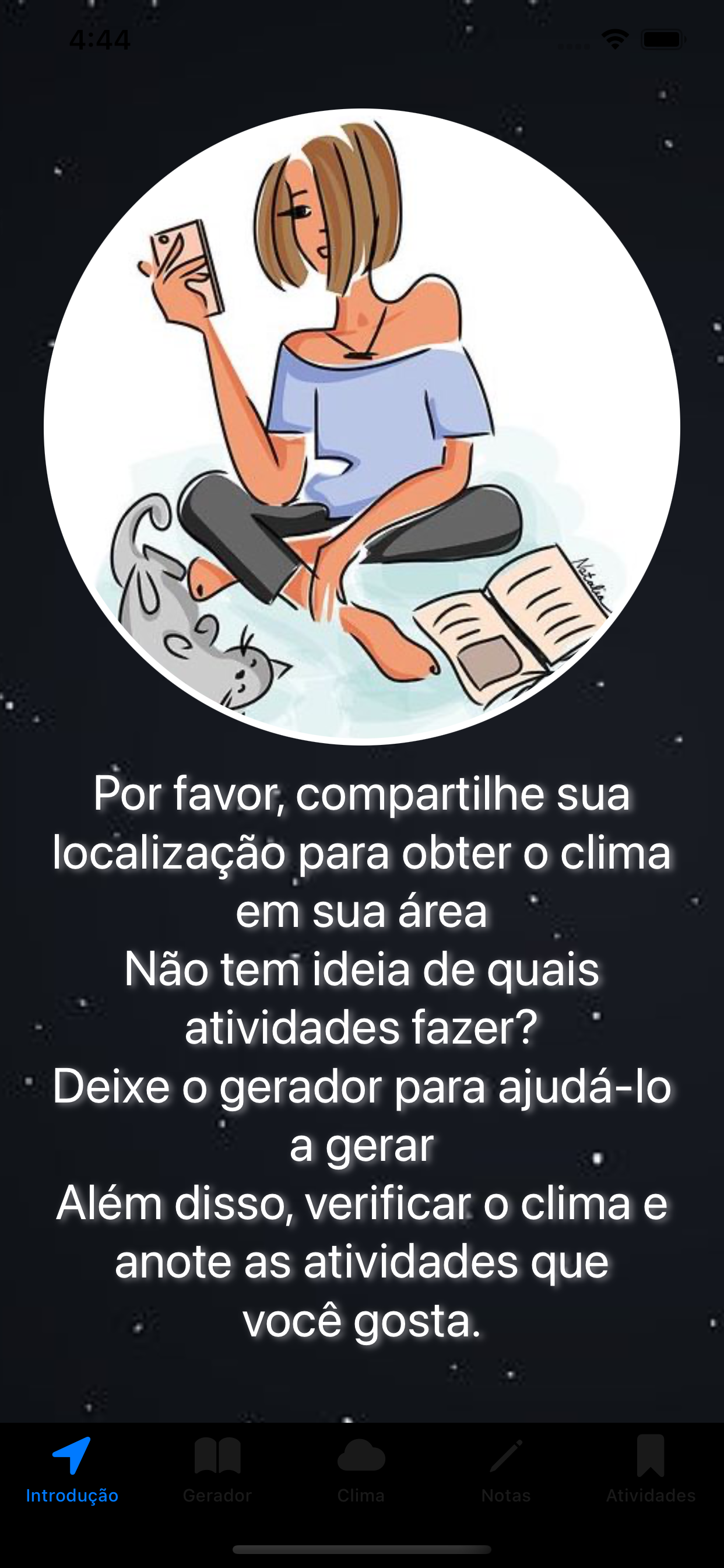 Ideias de atividades