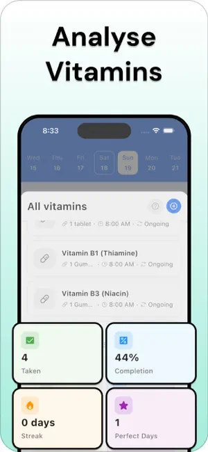 Vitamin Tracker - VitaPal screenshot 3