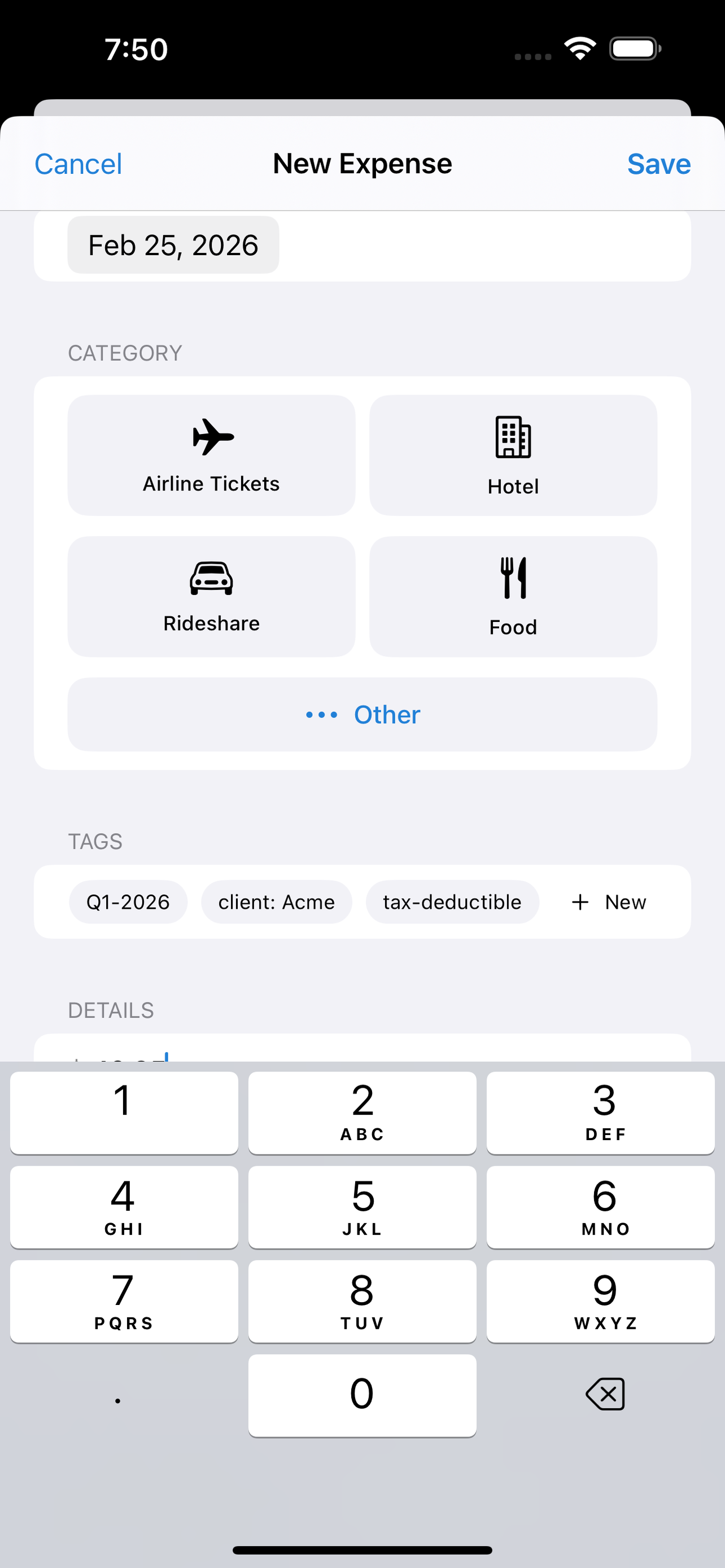 Xpens screenshot 3