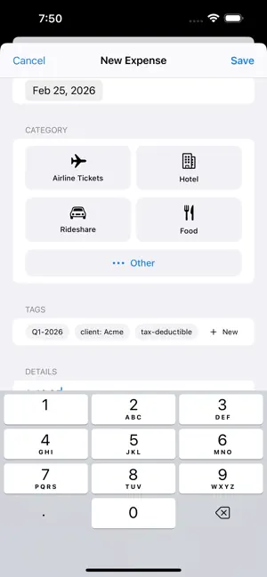 Xpens screenshot 3