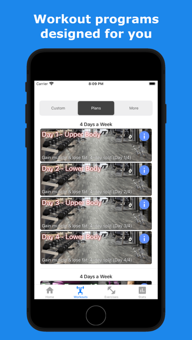 9Gains - Workout & Gym Planner Screenshot