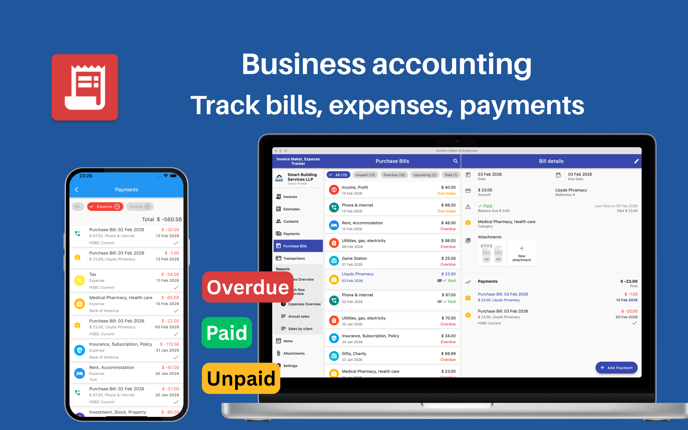 Invoice Maker Estimate Receipt
