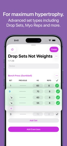 Hypertrophy: Gym Workout Log Screenshot 4 of 5