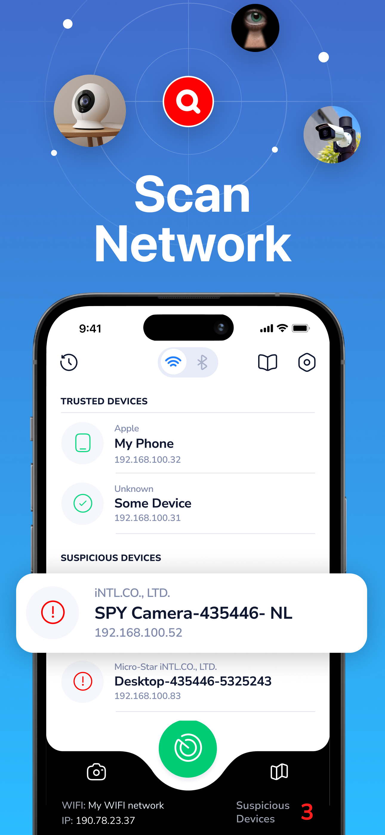 Hidden Spy Camera Finder Pro