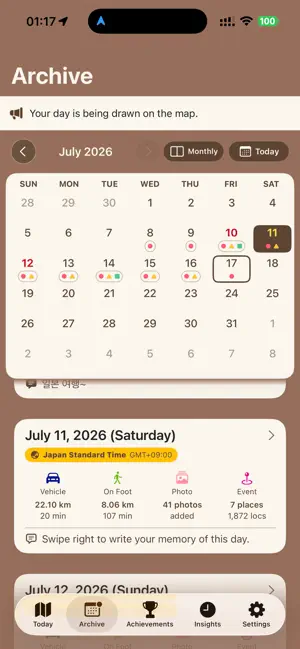 Movlog: Map Your Story screenshot 2