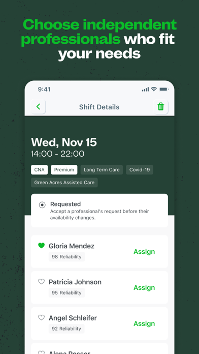 ShiftKey Facilities Screenshot