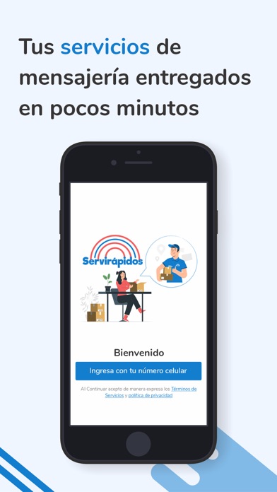Screenshot #1 pour Servirapidos Red de Mensajeria