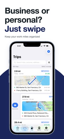 MileX: Car Mileage Tax Tracker Screenshot 2 of 7