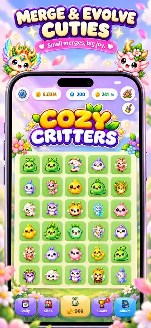 Cozy Critters: Pet & Merge screenshot 3