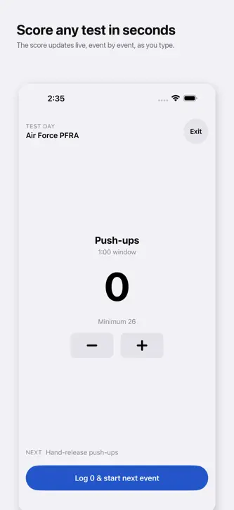 PT Test Calculator screenshot 2