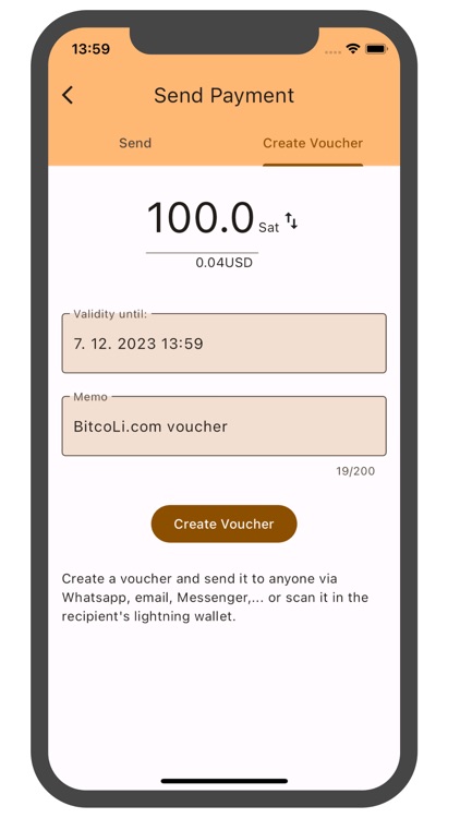 BitcoLi Lightning wallet