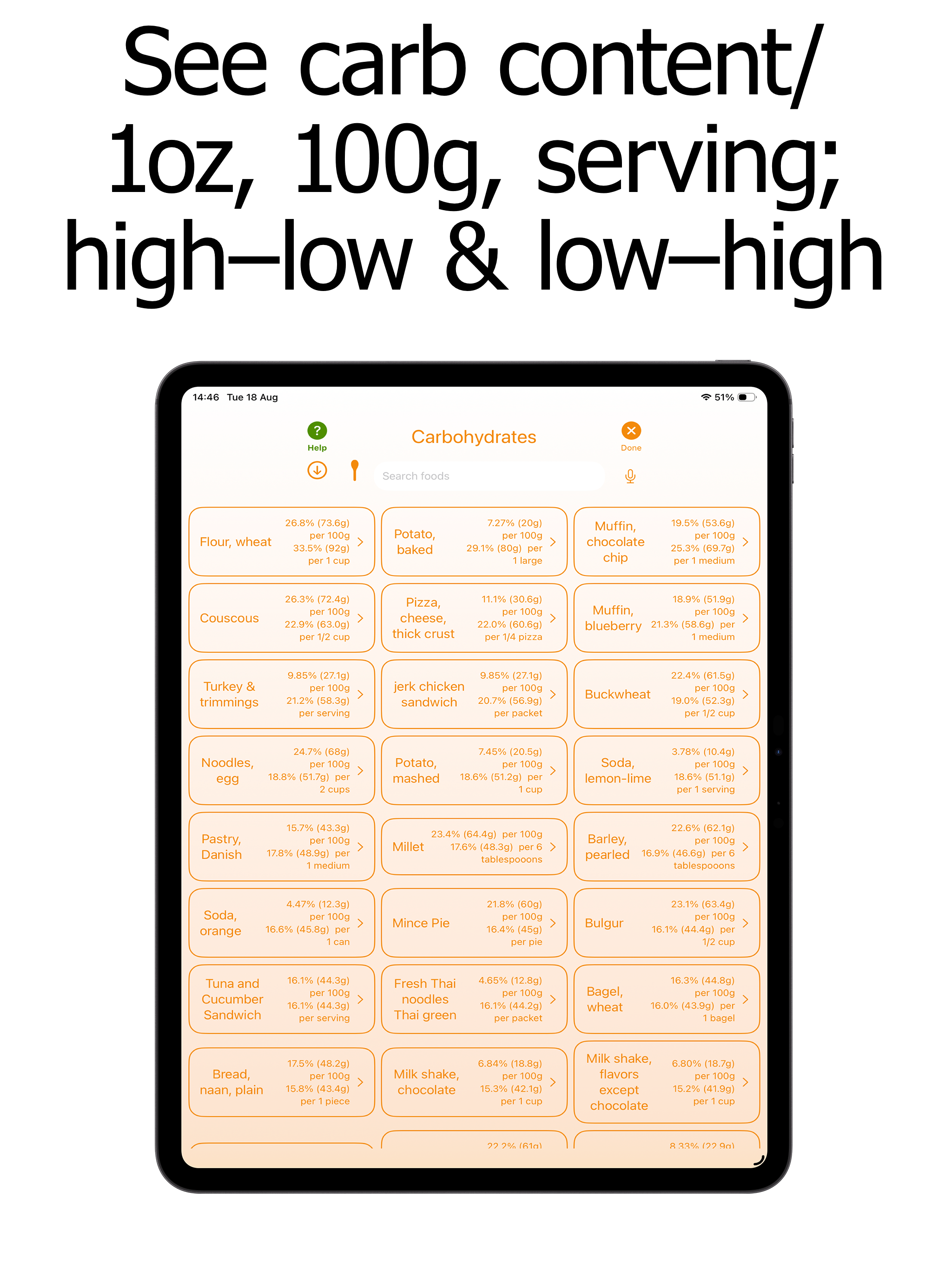 Carb Counter and Tracker screenshot 17