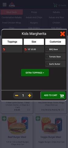 Flames Grill Newport iPhone screenshot