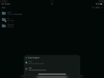 iList - OpenList/Alist Client iPad screenshot