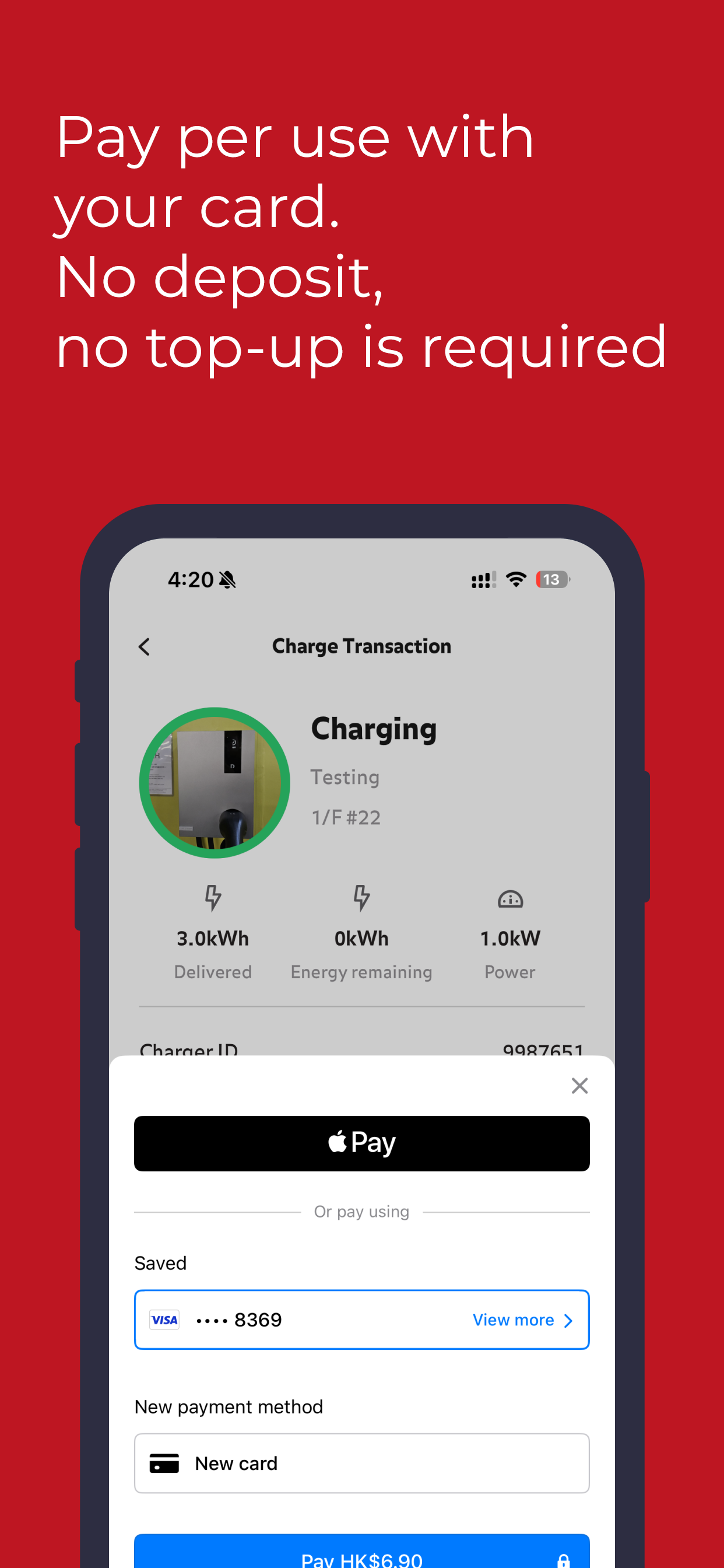 oneCHARGE - EV Charging screenshot 3