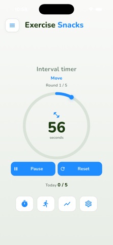 Exercise Snacks Daily Screenshot 2 of 10