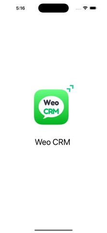 Weo CRM screenshot