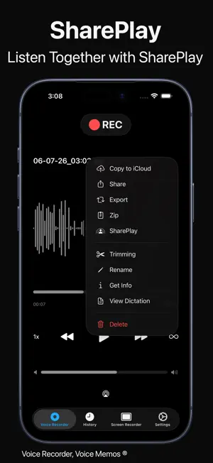 Voice Recorder, Voice Memos ® screenshot 3